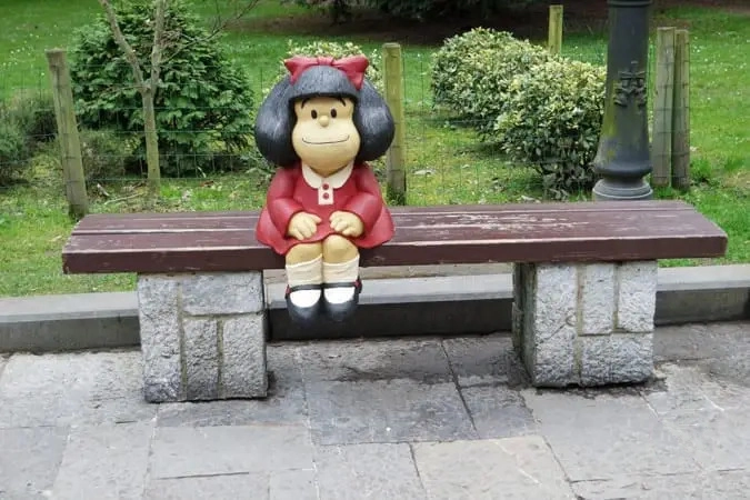 Imagen de la escultura Mafalda