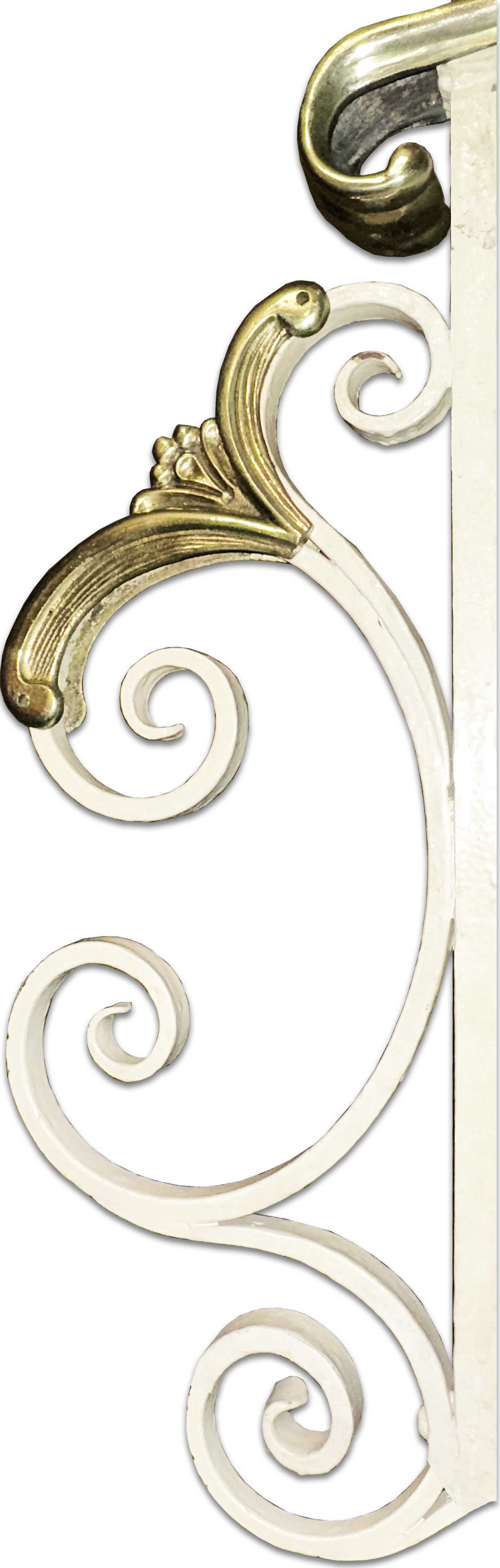 Detalle original de barandilla metálica