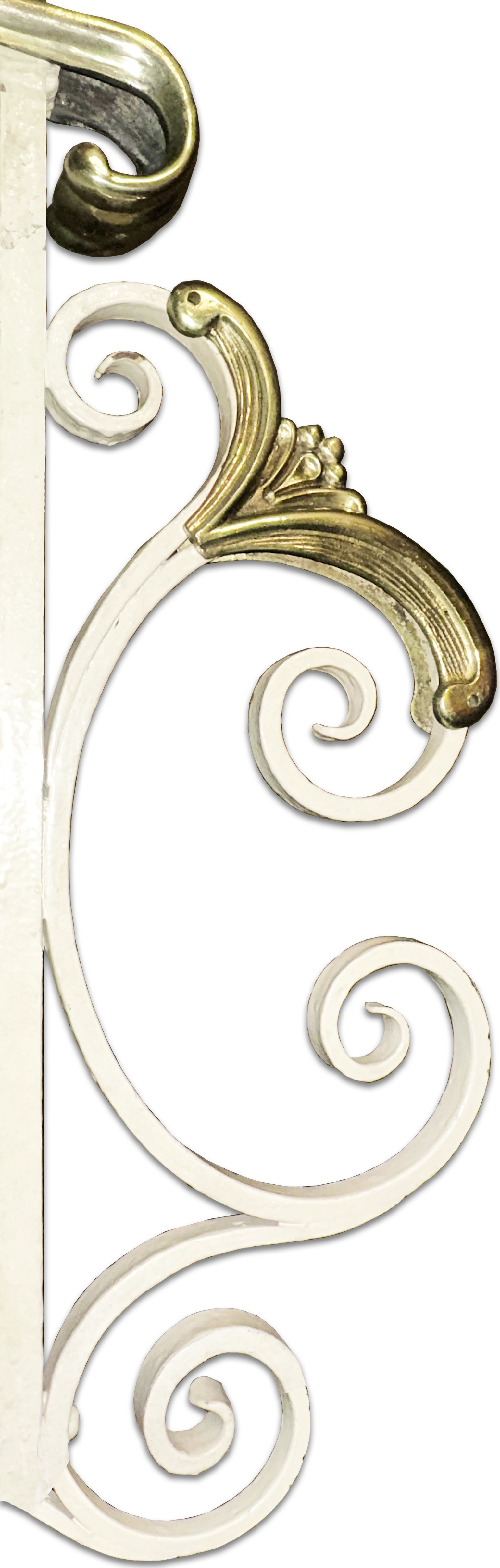 Detalle original de barandilla metálica