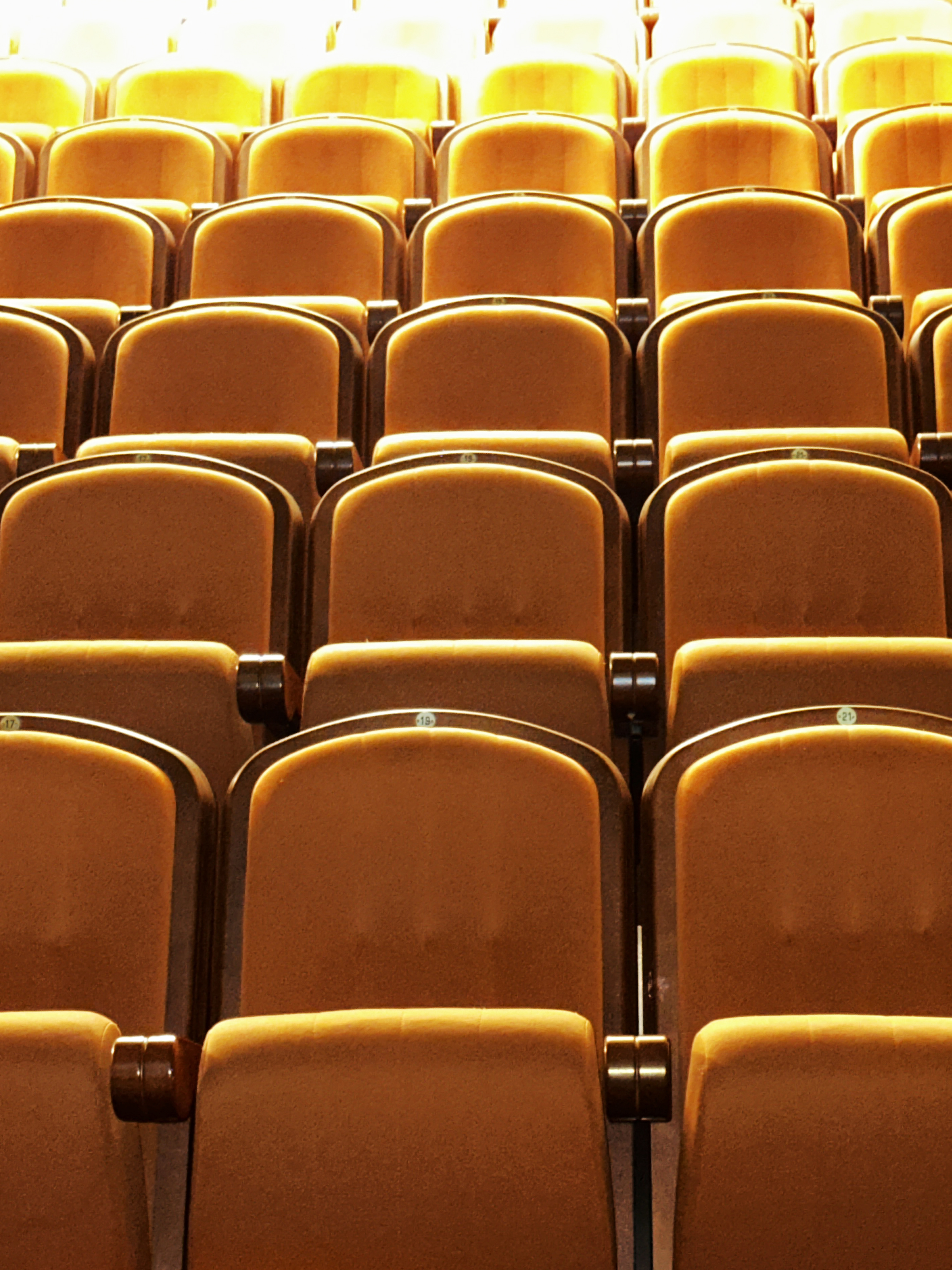 Imagen de butacas de Teatro Filarmónica