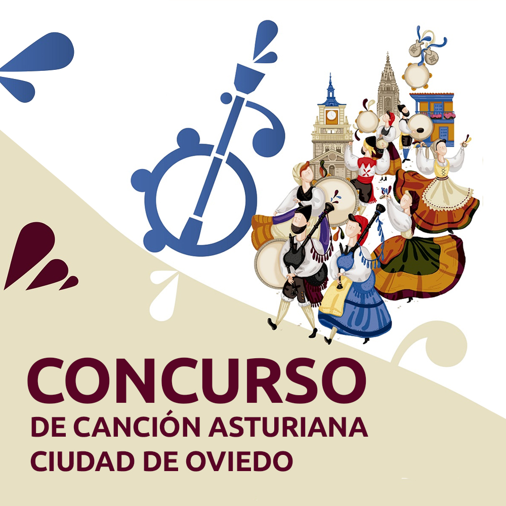 Imagen promocional Concurso Canción Asturiana Ciudad de Oviedo