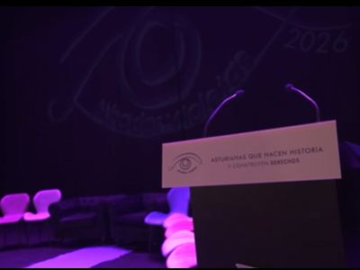 Imagen promocional Gala Miradas Violetas 2026