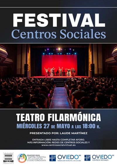 Cartel de Festival Centros Sociales