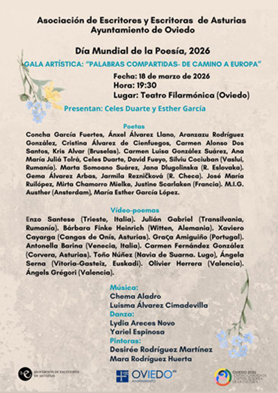 Cartel de Gala Día Mundial de la Poesía