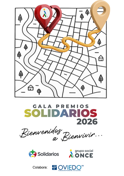 Cartel de Gala Premios Solidarios Grupo Social ONCE Asturias