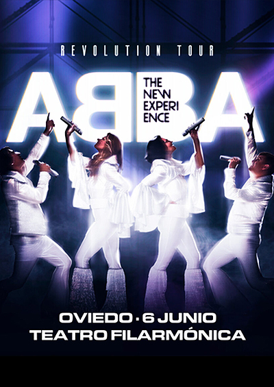 Cartel del concierto Revolution Tour de ABBA the new experience