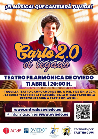 Cartel del musical Carlo 2.0:el legado