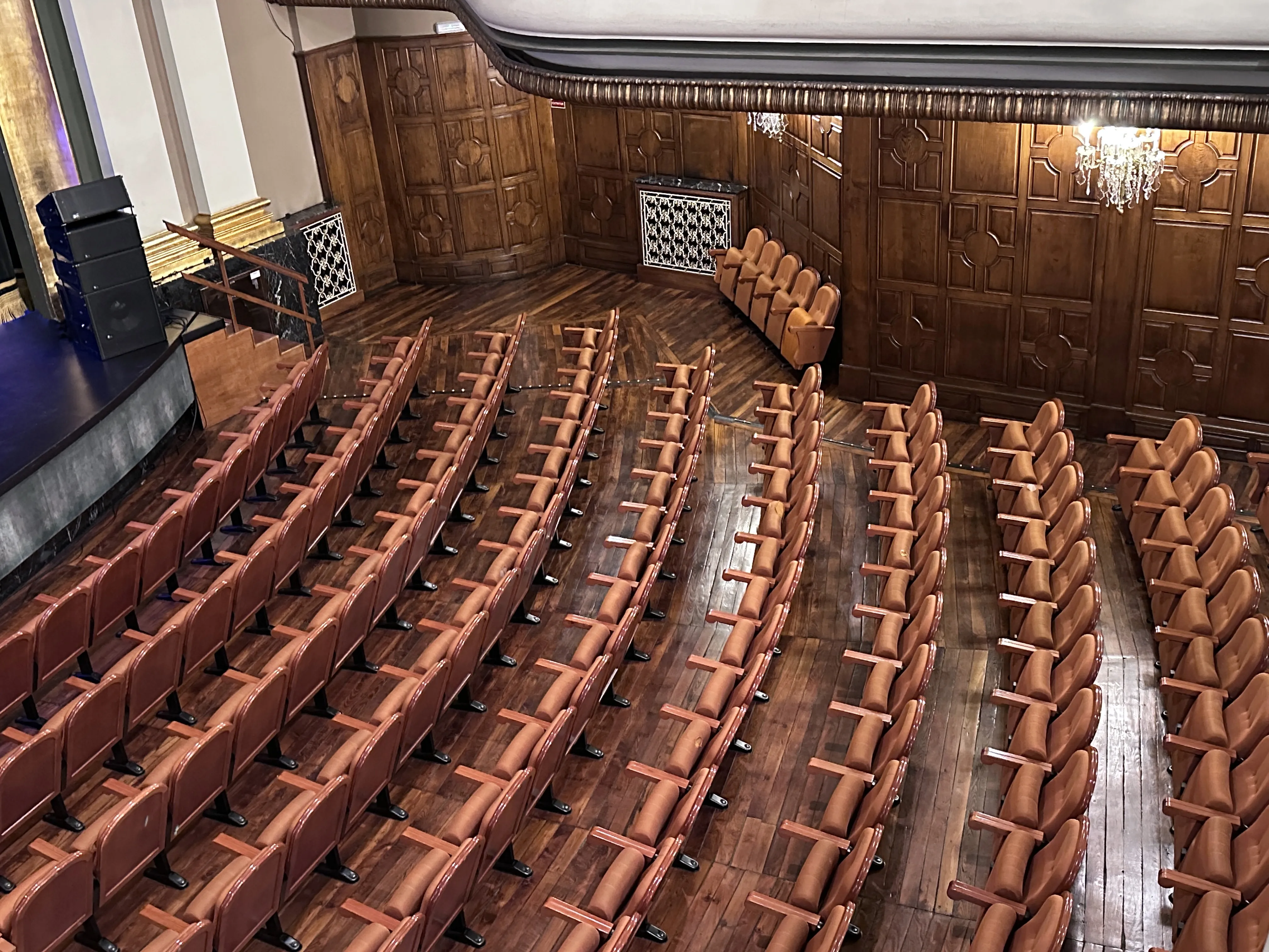 Plano de butacas del Teatro Filarmónica